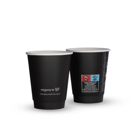 Doppelwandiger Kraftpapierbecher, 250 ml, Durchmesser 80 mm, 25 Stück