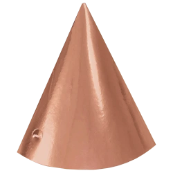 Papierhütchen „Rose Party“, 6 Stück