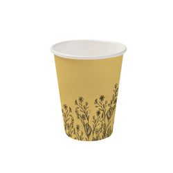 Papierbecher „Flowers“ 250 ml, Durchmesser 80 mm, 50 Stück