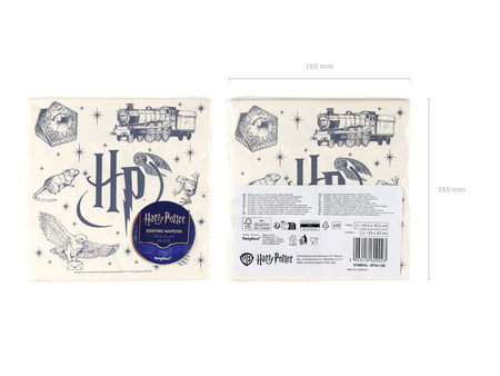 Servietten 3‑lagig „Harry Potter“, 33 × 33 cm, 20 Stk.