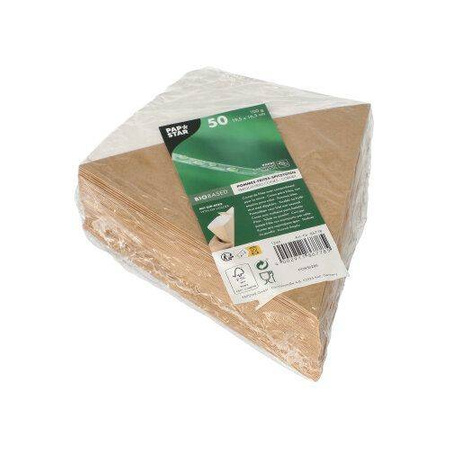 Papiertüten in Kegelform mit Platz für DIP, 19 x 16,5 cm, 100 g, 50 Stück