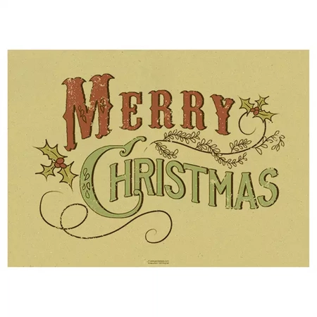 Papiertischsets „Vintage Christmas“, 31 x 43 cm, 250 Stück