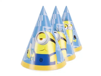Papierhütchen „Minions“, 6 Stück
