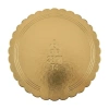 Tortenunterlage, dick, beidseitig gold‑schwarz, 28 cm, 1 Stück