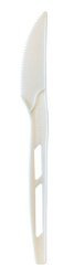 C-PLA-Messer, weiß, 17 cm, 50 Stück