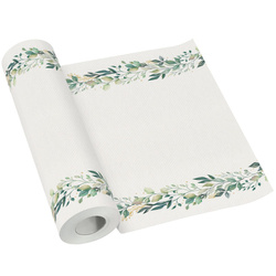 PREMIUM-Papiertischläufer auf Rolle, „Elegant Leaves“, 40 cm x 24 m, 1 Stück