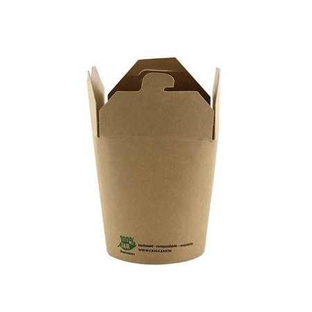 Kraft-Snackbox 230 ml, 7,5 x 6,5 x 5,8 cm, 25 Stück