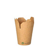 Kraft-Snackbox 230 ml, 7,5 x 6,5 x 5,8 cm, 25 Stück