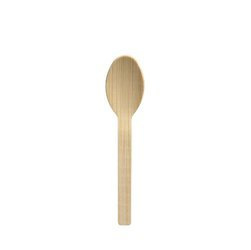 Bambuslöffel, 11 cm, 50 Stück