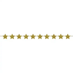 Weihnachtsgirlande aus Papier „Stars“, 1,5 m, 1 Stück