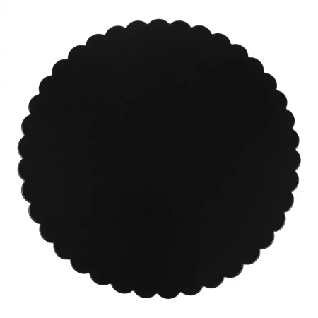 Tortenunterlage, dick, beidseitig gold‑schwarz, 20 cm, 1 Stück