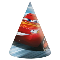 Papierhütchen „Autos / Cars“, 6 Stück