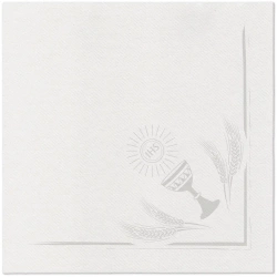 Premium-Airlaid-Servietten, Kommunion, 1/4, 40 x 40 cm, 50 Stück