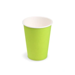 Papierbecher, grün / limette, Ø 74 mm, 240 ml, 10 Stk.