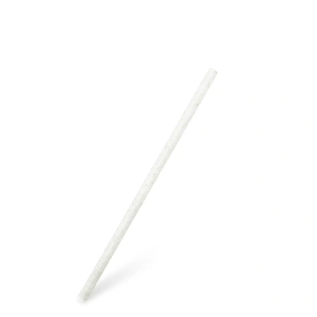 Wiederverwendbare Strohhalme aus Biokomposit, weiß, 8/210 mm, 100 Stück