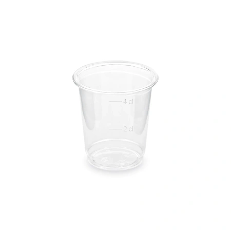 rPET-Becher 20/40 ml, Durchmesser 48 mm, 40 Stück