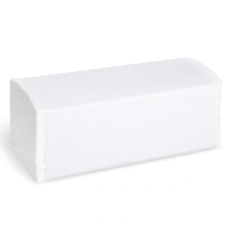Zweilagige ZZ-Papierhandtücher, weiß, 21 cm x 23 cm, 3000 Stück