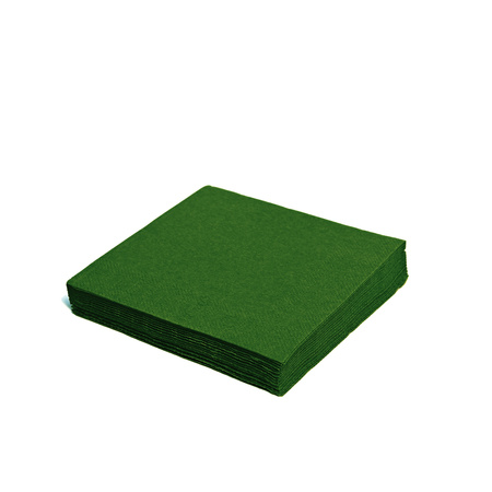 2-lagige Servietten, Flaschengrün, 1/4, 24 x 24 cm, 250 Stück