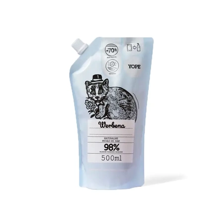 Flüssigseife mit Verbenaduft, Nachfüllpackung, Yope, 0,5 l, 1 Stück