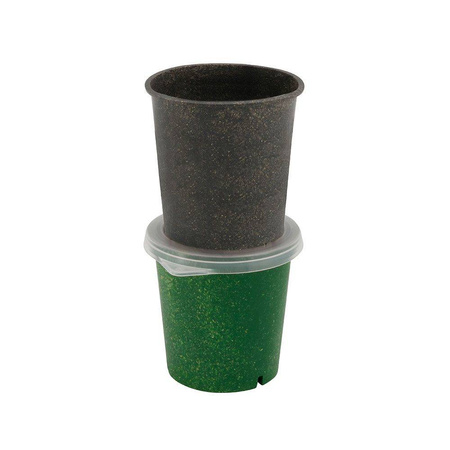 Happy Cup Mehrweg-Suppentassen, schwarz, 400 ml, 60 Stück