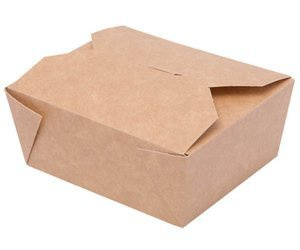 Große Lunchbox, 1600 ml, 20 x 14 x 6,5 cm, 50 Stück