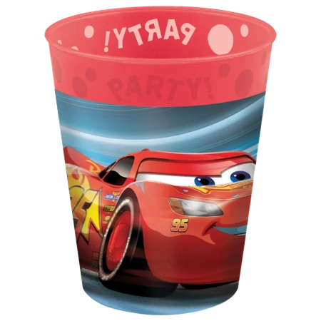 Mehrwegbecher „Autos“, 250 ml, 4 Stück