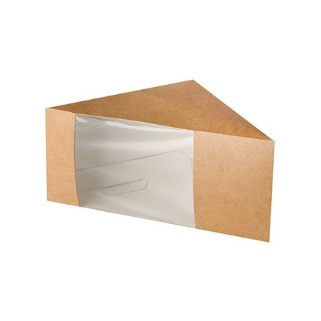Papierverpackung für Sandwiches, 12,3 x 12,3 x 8,2 cm, 50 Stück