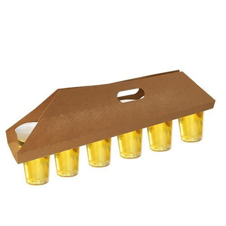 Papierhalter für 6 Becher, 30 Stück