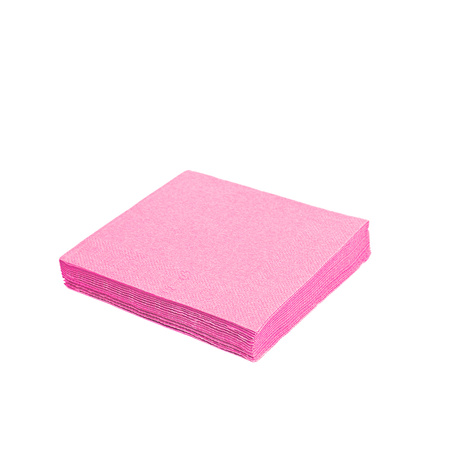 Zweilagige Servietten, rosa, 1/4, 33 x 33 cm, 250 Stück