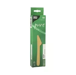 Holzmesser 16,5 cm PURE, 10 Stück
