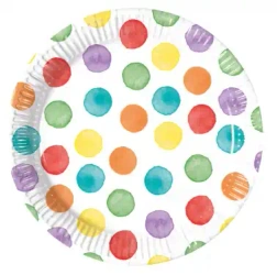 Pappteller „Die Schlümpfe“, 20 cm, 8 Stück