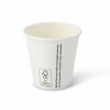 Weißer Papierbecher, Dispersionsbeschichtung, 180 ml, Durchmesser 80 mm, 50 Stück
