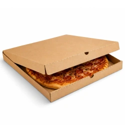 Pizzakarton aus Kraftpapier, 32 x 32 x 4 cm, 100 Stück