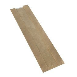 Faltenbeutel mit Sichtfenster, PLA, 12+5 x 58 cm, 1000 Stück