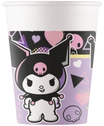 Papierbecher „Kuromi“ 200 ml, 8 Stück