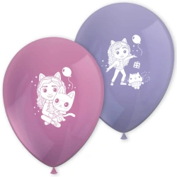 Latexballons „Gabis Katzenhäuschen“, 28 cm, 8 Stück