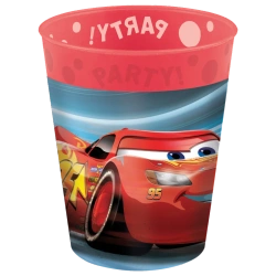 Mehrwegbecher „Autos“, 250 ml, 4 Stück