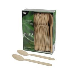 Holzlöffel 15,7 cm PURE, 100 Stück
