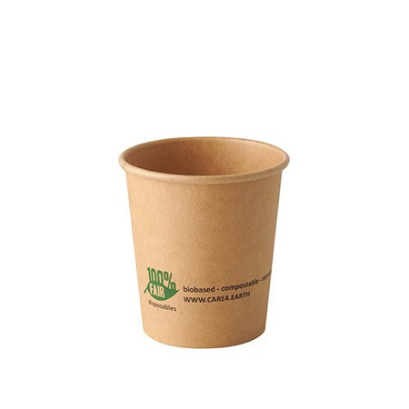 Kraftpapierbecher, 120 ml, 6 x 6,6 cm, 50 Stück