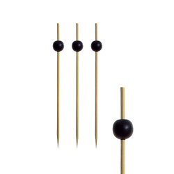 Snack-Stäbchen „Black Pearl“, 12,5 cm, 250 Stück