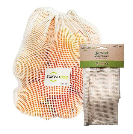 Obst- und Gemüsebeutel Größe "L" - 30 x 40 cm (5 kg) 1 Stk.