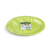 Runder Pappteller, grün, Durchmesser 23 cm, 10 Stück
