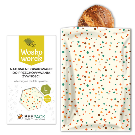 Wachsbecher „Erbsen“ L 23 x 32 cm, 1 Stück