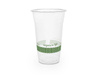 PLA-Becher mit Aufdruck von Vegware, 570 ml, Durchmesser 96 mm, 50 Stück