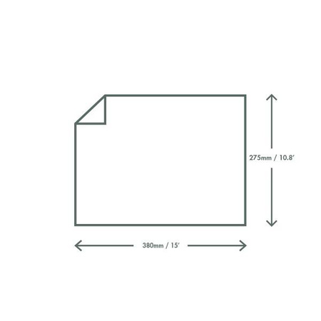 Kraft-Geschenkpapier, 38 x 27,5 cm, 500 Stück