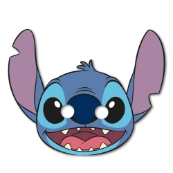 Papiermasken „Stitch“, 6 Stück