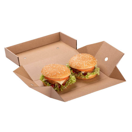 Burger-Box, aufklappbar, 24,5 x 12 x 10 cm, 100 Stück