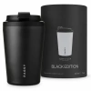 RAGS'y Simply Cup Ceramic All Black Thermobecher, 340 ml, 1 Stück