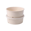 Happy Bowl Mehrwegschalen, cremefarben, 1000 ml, 18,5 x 7 cm, 60 Stück