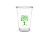 PLA-Becher „Green Tree“, 450 ml, Durchmesser 96 mm, 50 Stück